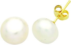 Beelo Gold 14K Altın İnci Küpe