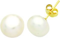 Beelo Gold 14K Altın İnci Küpe