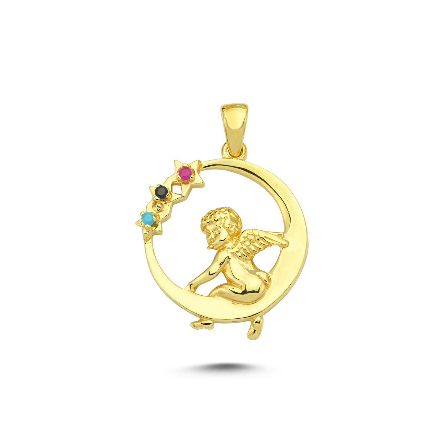 Beelo Gold 14K Altın Melek Kolye Ucu