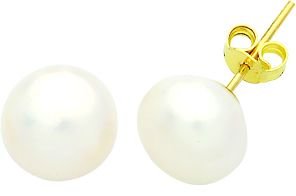 Beelo Gold 14K Altın İnci Küpe