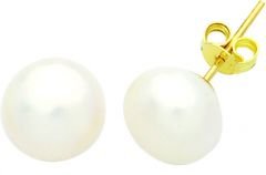 Beelo Gold 14K Altın İnci Küpe