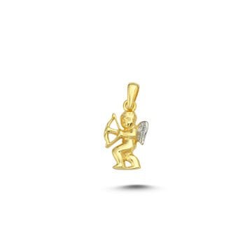 Beelo Gold 14K Altın Oklu Eros Kolye Ucu