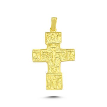 Beelo Gold 14K Altın Haç Kolye Ucu