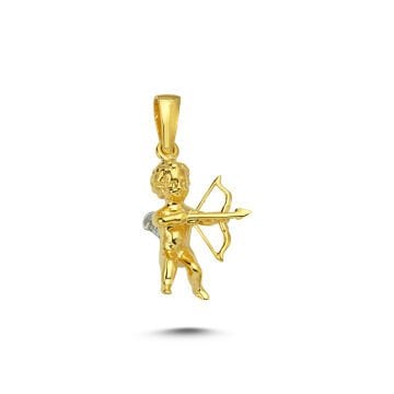 Beelo Gold 14K Altın Oklu Eros Kolye Ucu