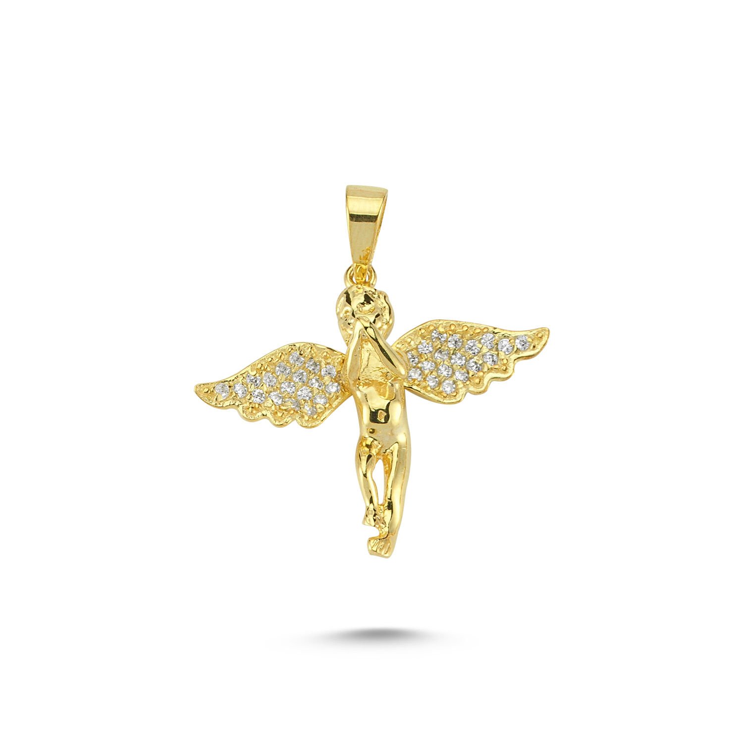 Beelo Gold 14K Altın Melek Kolye Ucu