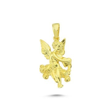 Beelo Gold 14K Altın Melek Kolye Ucu