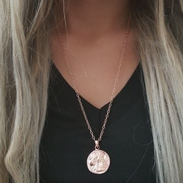 Beelo Silver 925K Gümüş Tasarım Madolyon Kolye