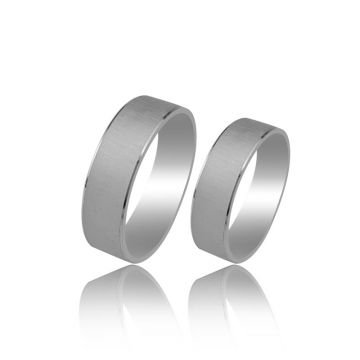 Beelo Gold 14K Altın 6 mm Alyans İkili Set Yüzük