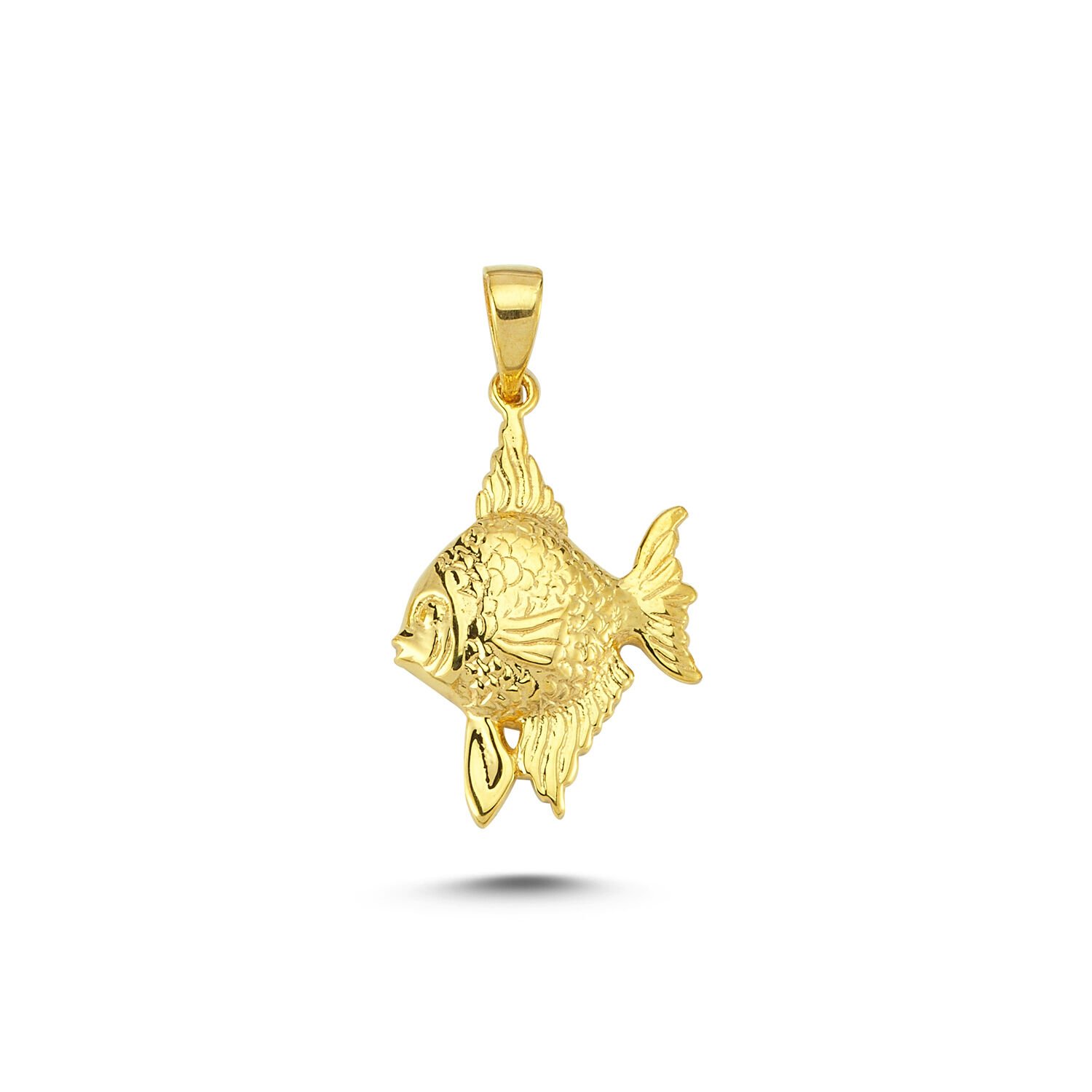 Beelo Gold 14K Altın Balık Kolye Ucu