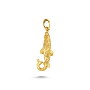 Beelo Gold 14K Altın Balık Kolye Ucu