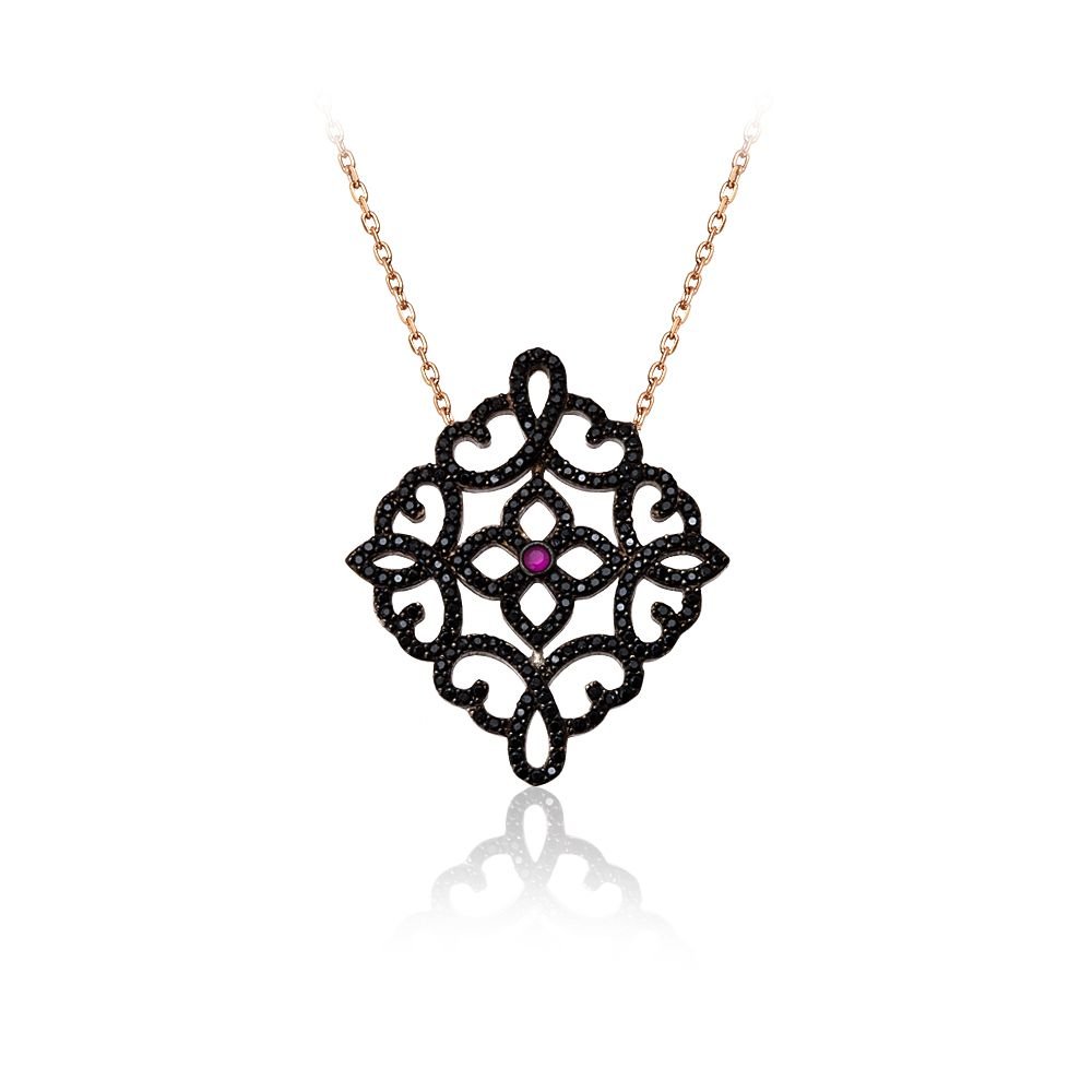 Beelo Silver Rose Altın K. 925K Gümüş Kolye