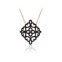 Beelo Silver Rose Altın K. 925K Gümüş Kolye