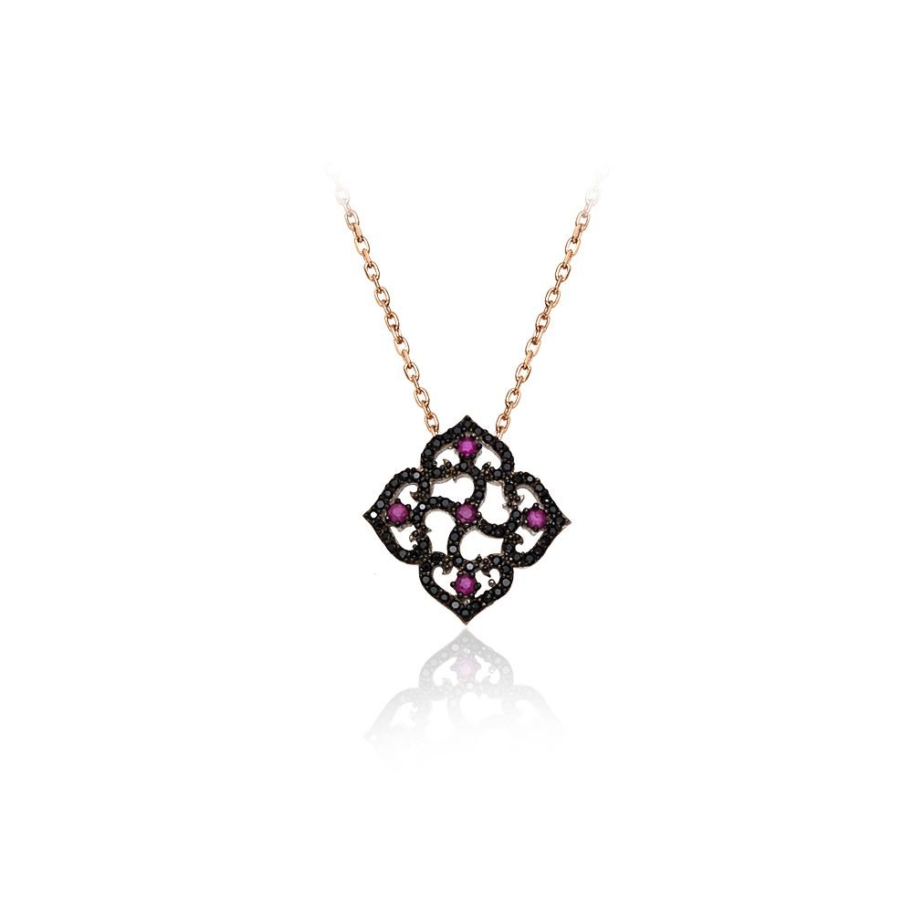 Beelo Silver Rose Altın K. 925K Gümüş Kolye
