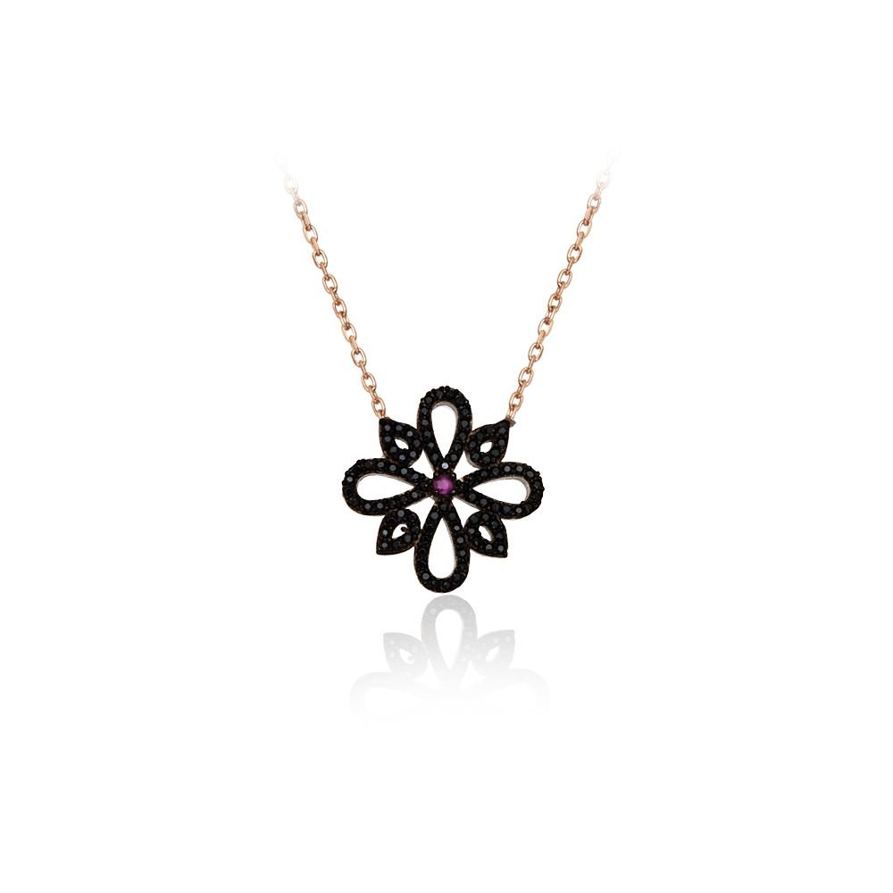 Beelo Silver Rose Altın K. 925K Gümüş Kolye