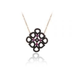 Beelo Silver Rose Altın K. 925K Gümüş Kolye