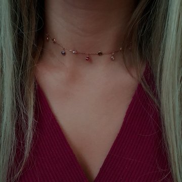 Beelo Silver 925K Gümüş Choker Kolye