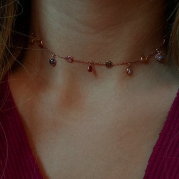 Beelo Silver 925K Gümüş Choker Kolye