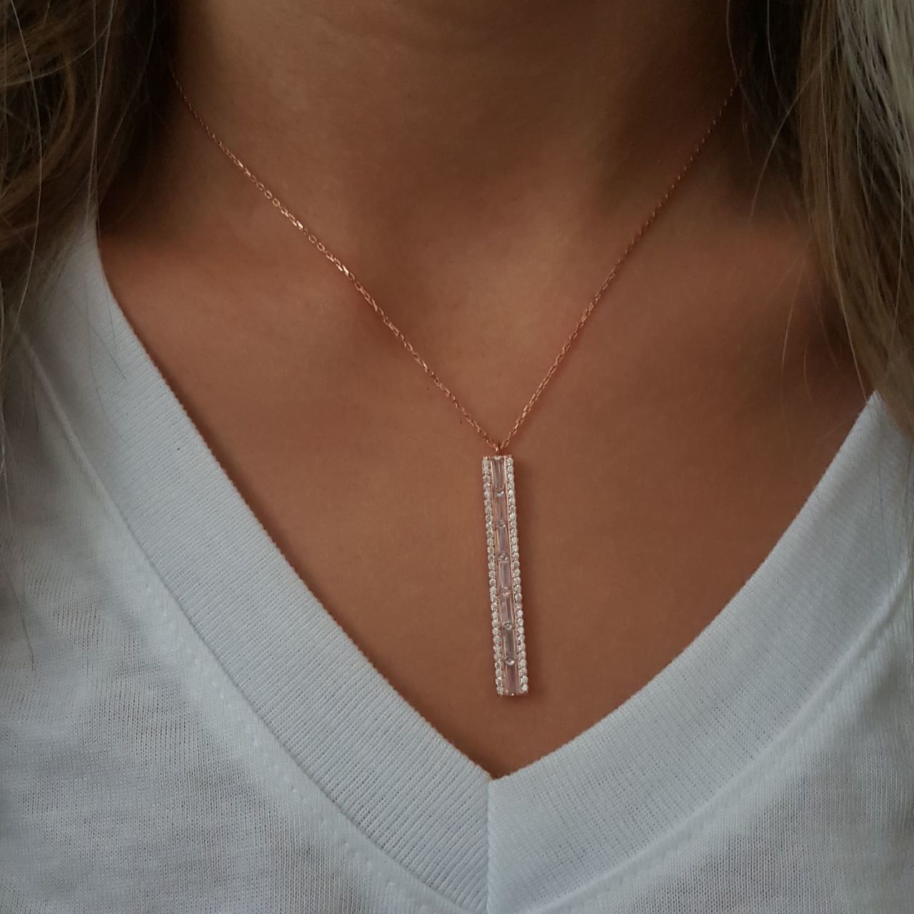 Beelo Silver 925K Gümüş Tasarım Kolye