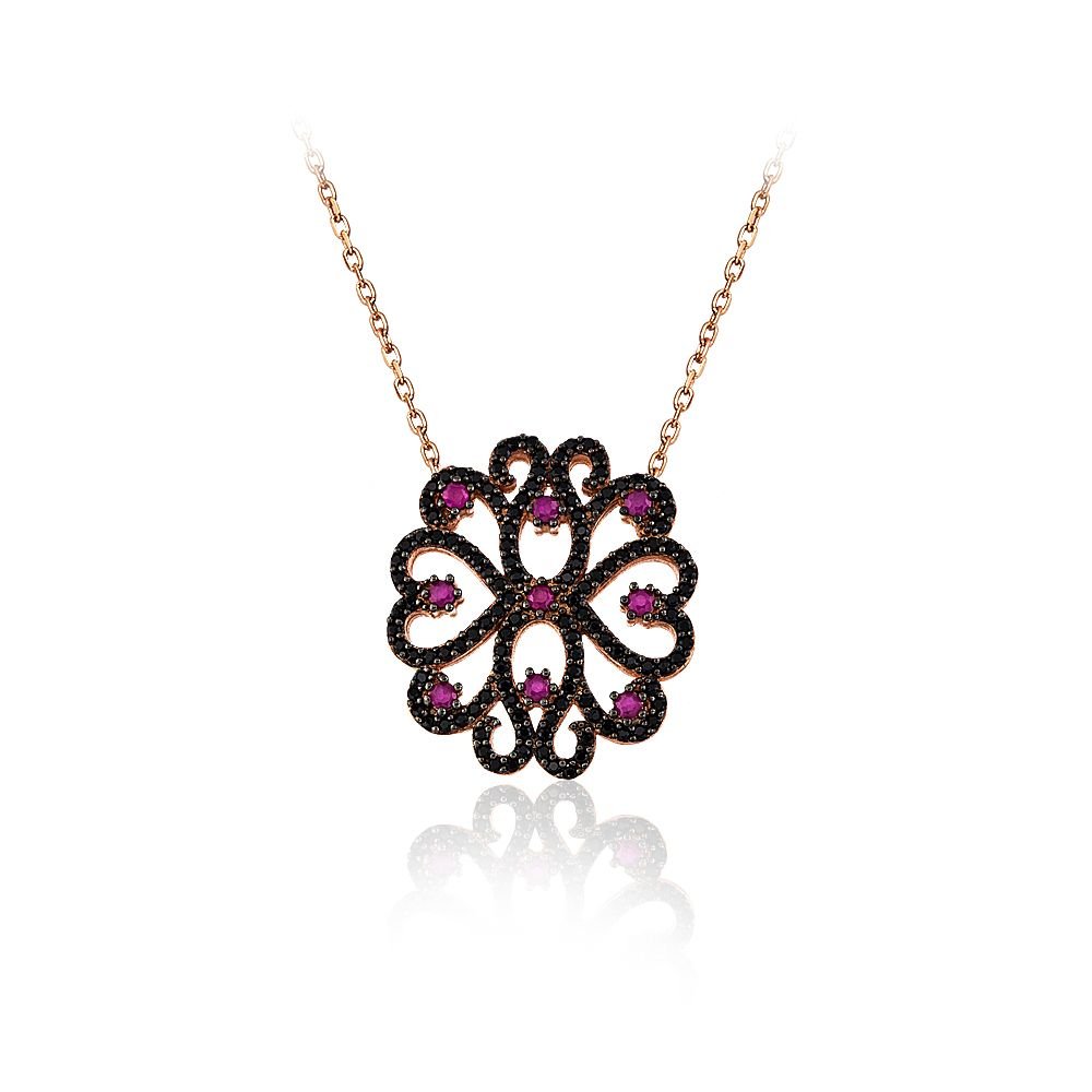 Beelo Silver Rose Altın K. 925K Gümüş Kolye