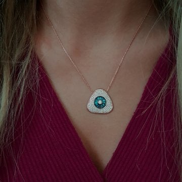 Beelo Silver 925K Gümüş Tasarım Kolye