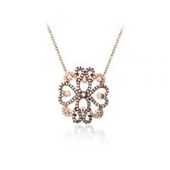 Beelo Silver Rose Altın K. 925K Gümüş Kolye