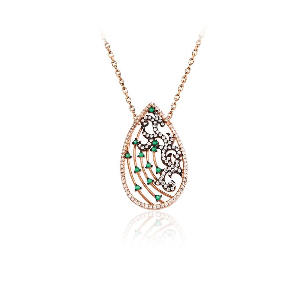 Beelo Silver Rose Altın K. 925K Gümüş Kolye
