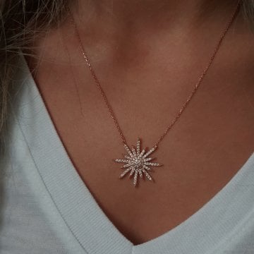 Beelo Silver 925K Gümüş Tasarım Kolye