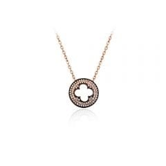 Beelo Silver Rose Altın K. 925K Gümüş Kolye