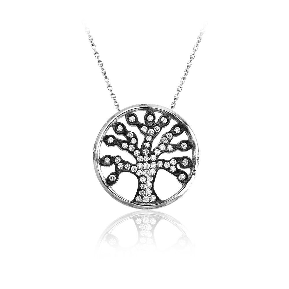Beelo Silver Rose Altın K. 925K Gümüş Ağaç Kolye