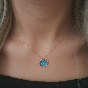 Beelo Silver 925K Gümüş Tasarım Taşlı Kolye