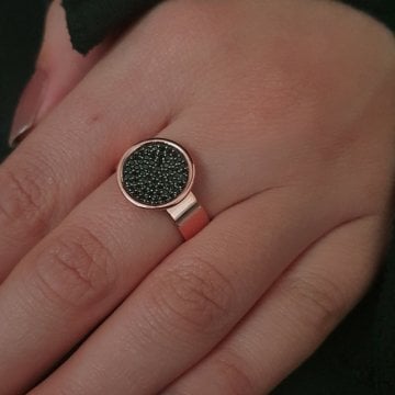Beelo Silver  925K Gümüş Taşlı Tasarım Yüzük
