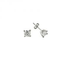 Beelo Gold 14K  Zirkon Tasarım Altın Küpe