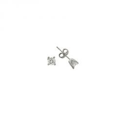 Beelo Gold 14K  Zirkon Tasarım Altın Küpe