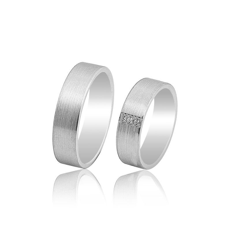 Beelo Gold 14K Altın 6 mm Alyans İkili Set Yüzük