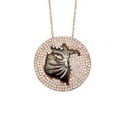 Beelo Silver Rose Altın K. 925K Gümüş Mevlana Kolye