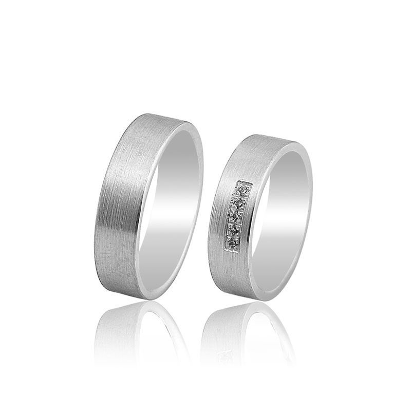 Beelo Gold 14K Altın 6 mm Alyans İkili Set Yüzük