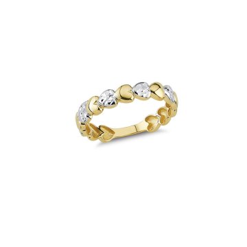 Beelo Gold 14K Altın Tasarım Kalp Yüzük