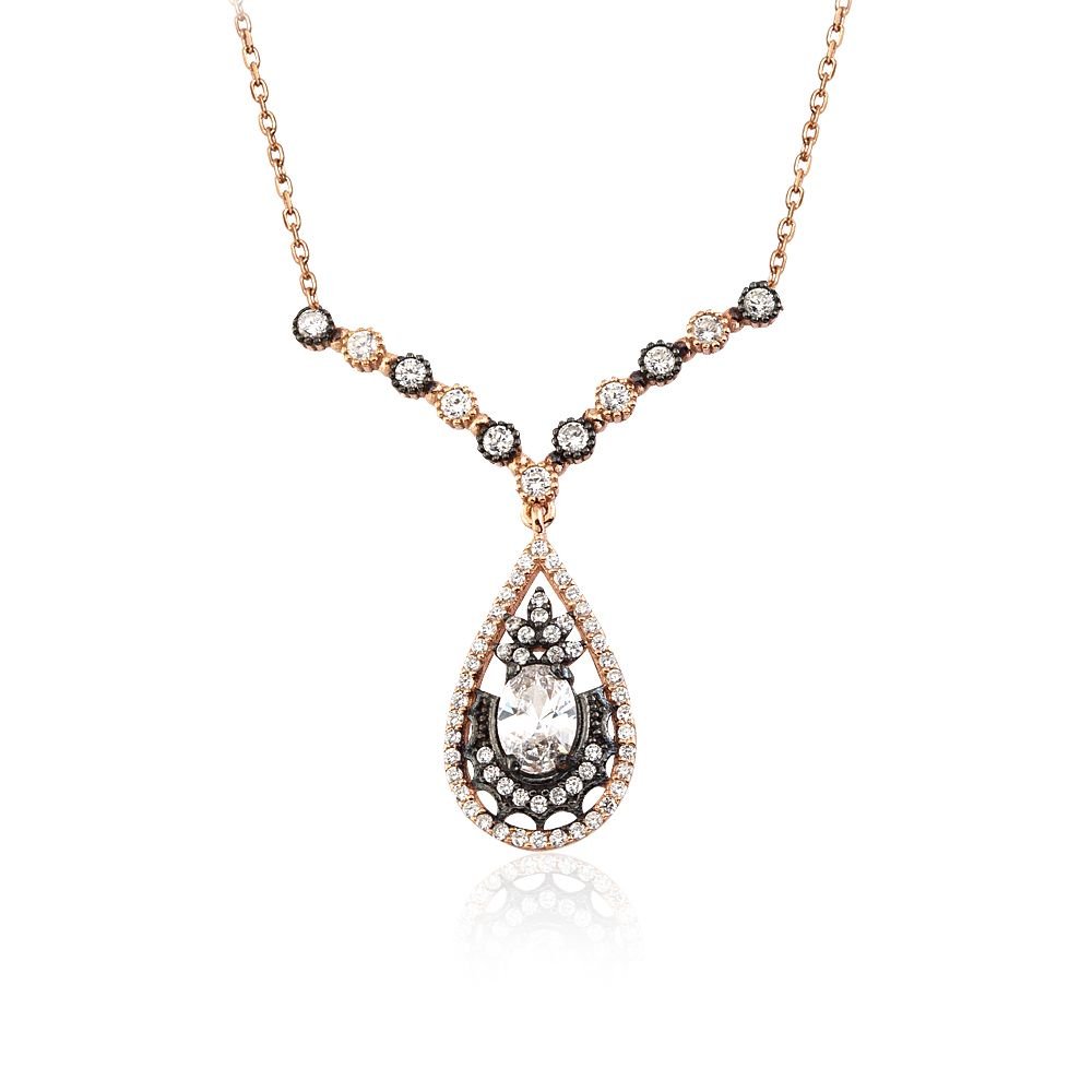Beelo Silver Rose Altın K. 925K Gümüş  Kolye