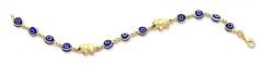 Beelo Gold 14K Altın Fil (Bereket) Çocuk Nazar Bileklik CMK040
