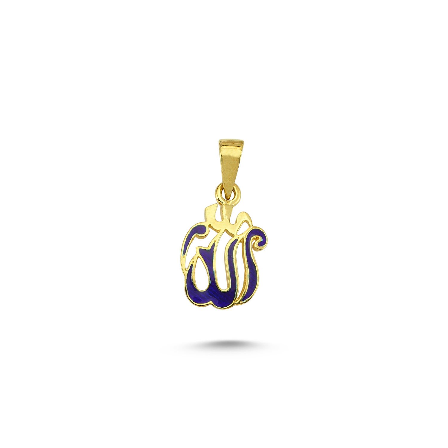 Beelo Gold 14K Altın Mineli Allah Kolye Ucu