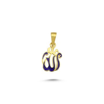 Beelo Gold 14K Altın Mineli Allah Kolye Ucu
