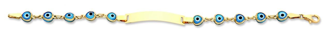 Beelo Gold 14K Altın Çocuk Nazar Bileklik CMK073