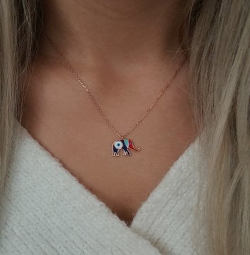 Beelo Silver 925K Gümüş Fil Kolye