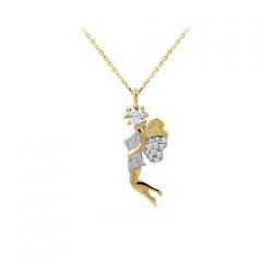 Beelo Gold 14K Su Perisi Melek Kolye
