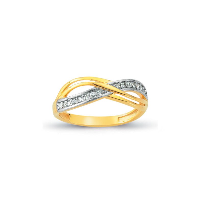 Beelo Gold 14K Altın Tasarım Yüzük BGAZ343