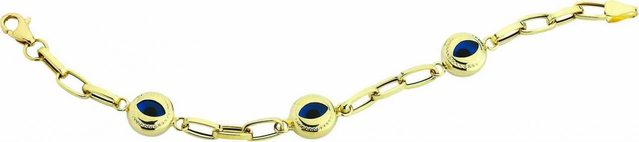 Beelo Gold 14K Altın Çocuk Nazar Bileklik CSR046