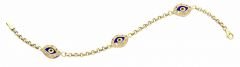 Beelo Gold 14K Altın Çocuk Nazar Bileklik CT006