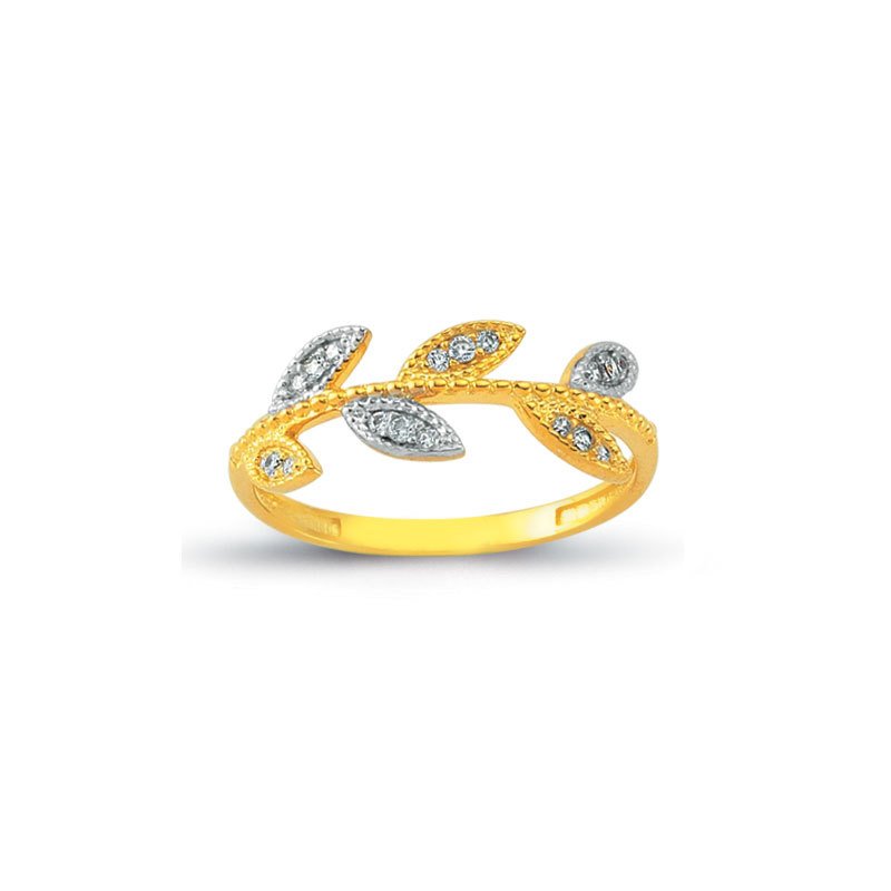 Beelo Gold 14K Altın Tasarım Yüzük BGAZ401