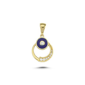 Beelo Gold 14K Altın Mineli Taşlı Kolye Ucu