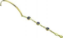 Beelo Gold  14K Altın Çocuk Nazar Bilezik CB006
